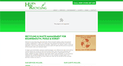 Desktop Screenshot of hurnrecycling.com