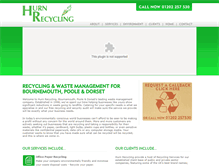 Tablet Screenshot of hurnrecycling.com